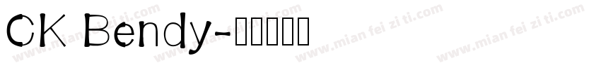 CK Bendy字体转换
